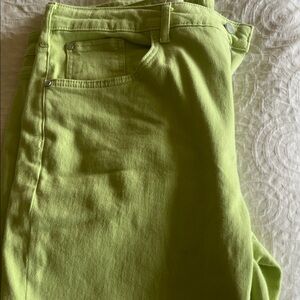 Anthropologie Light Green Women Jeans